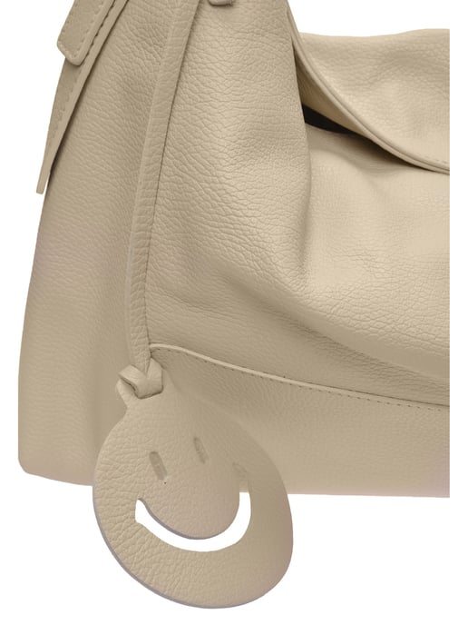 Luisa Vannini Beige Bolso de cuero - Image 3