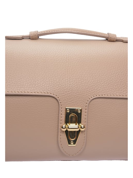 Roberta M Beige Bolso de cuero - Image 3
