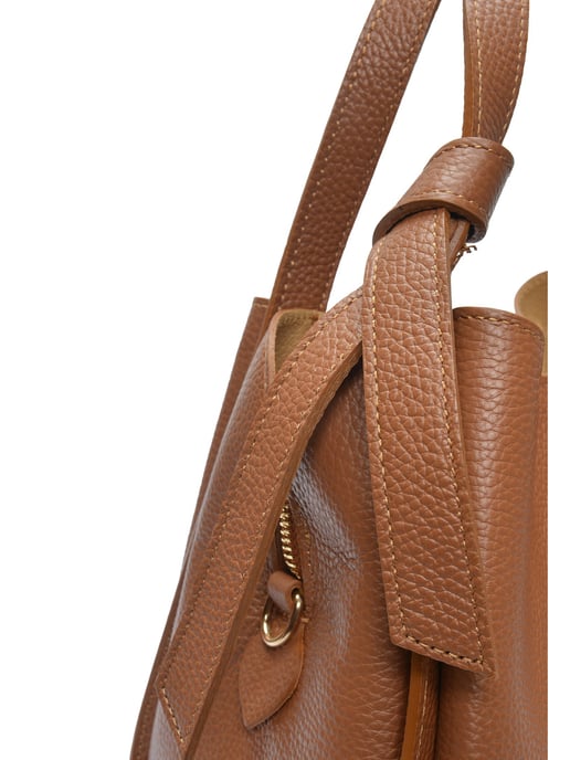 Anna Luchini Brown Bolso de cuero - Image 3