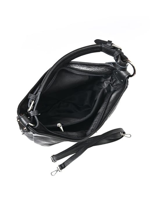 Anna Luchini Negro Bolso de cuero - Image 4