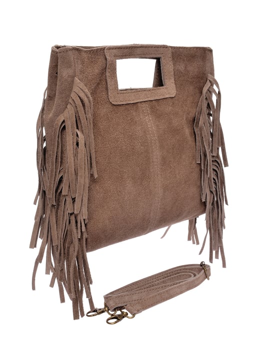 Anna Luchini Beige Bolso de cuero - Image 2
