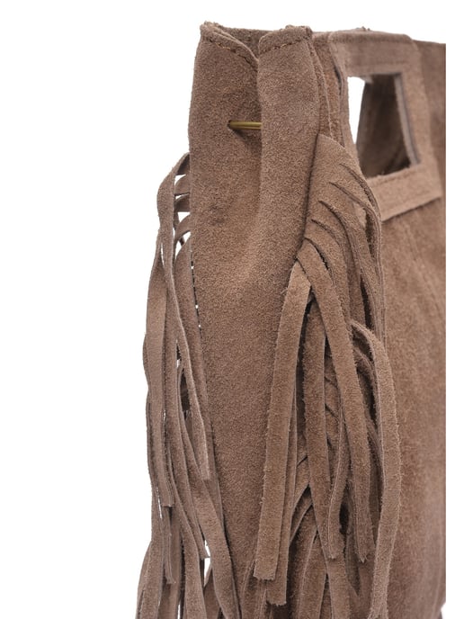 Anna Luchini Beige Bolso de cuero - Image 3