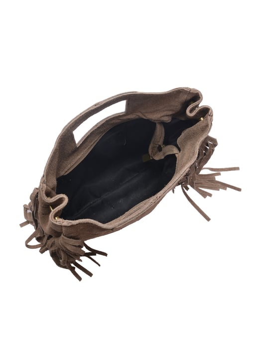 Anna Luchini Beige Bolso de cuero - Image 4