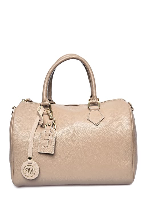 Roberta M Beige Bolso de cuero - Image 1
