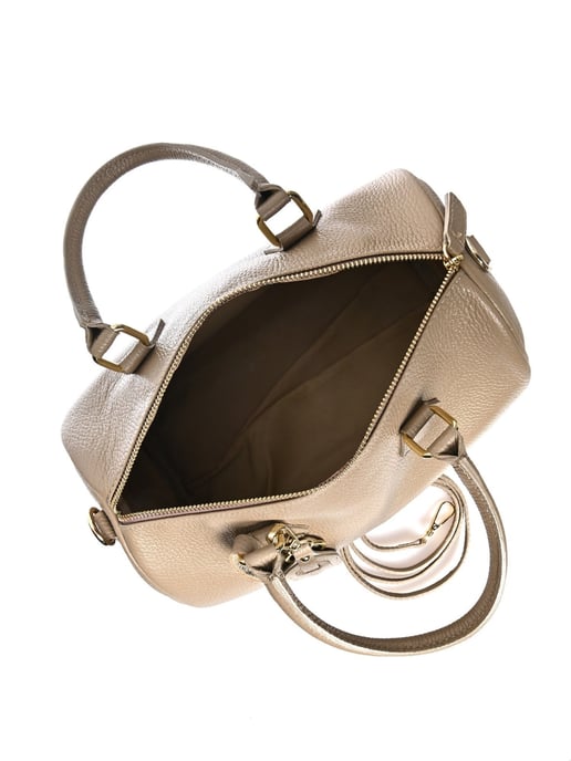 Roberta M Beige Bolso de cuero - Image 4