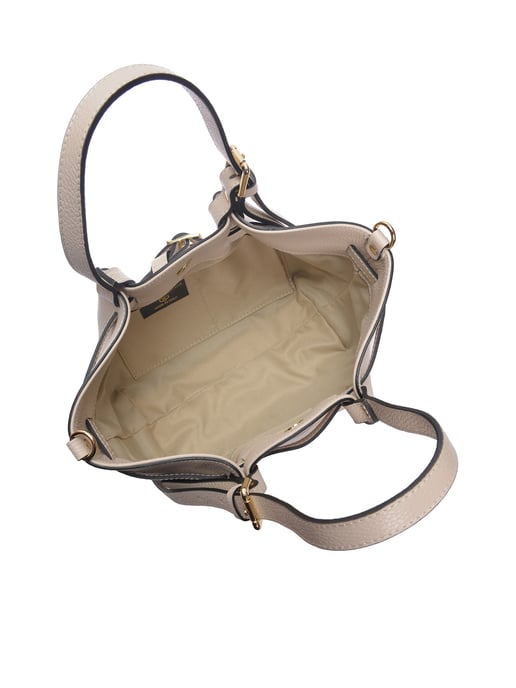 Luisa Vannini Beige Bolso de cuero - Image 4