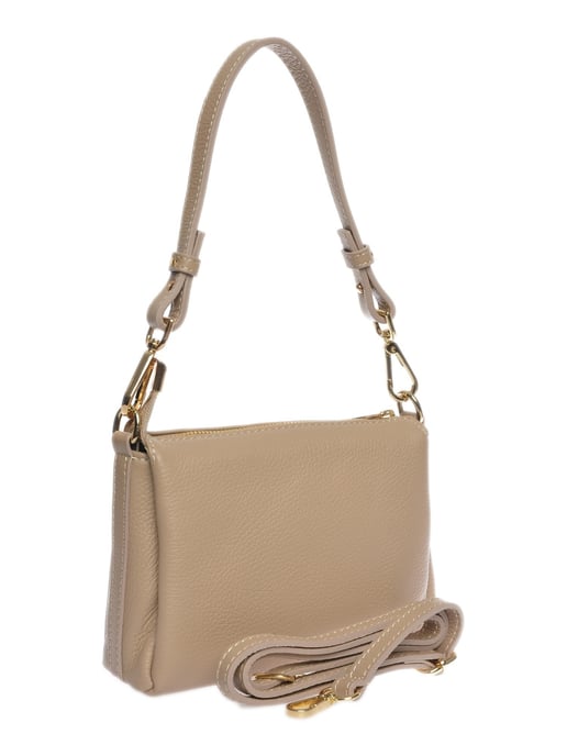Luisa Vannini Beige Bolso de cuero - Image 2