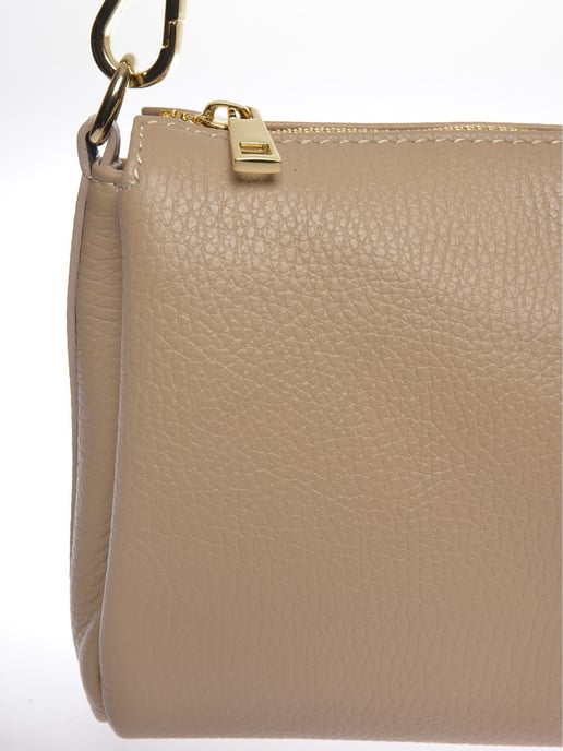 Luisa Vannini Beige Bolso de cuero - Image 3