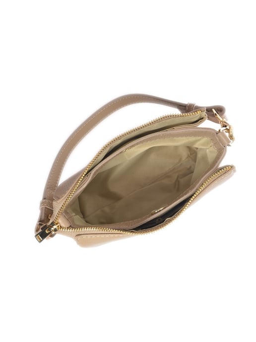 Luisa Vannini Beige Bolso de cuero - Image 4