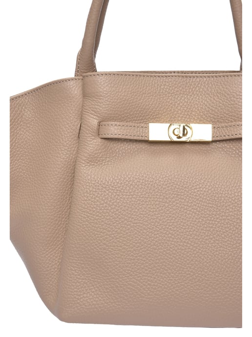 Roberta M Beige Bolso de cuero - Image 3
