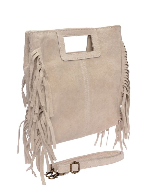 Anna Luchini Beige Bolso de cuero - Image 2