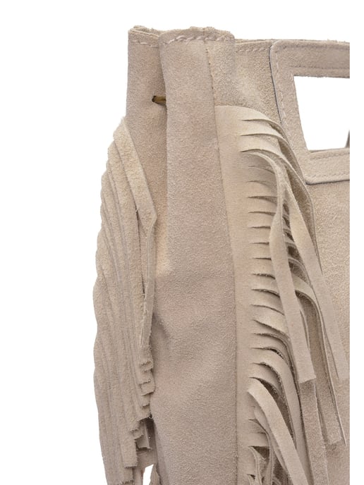 Anna Luchini Beige Bolso de cuero - Image 3