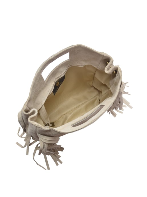 Anna Luchini Beige Bolso de cuero - Image 4