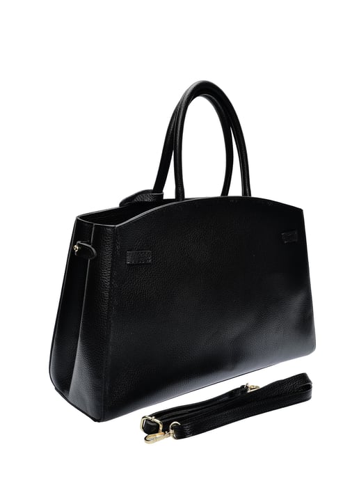 Anna Luchini Negro Bolso de cuero - Image 2