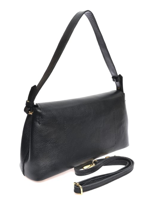Anna Luchini Negro Bolso de cuero - Image 2