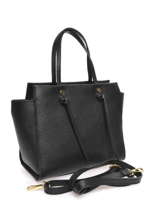 Anna Luchini Negro Bolso de cuero - Image 2