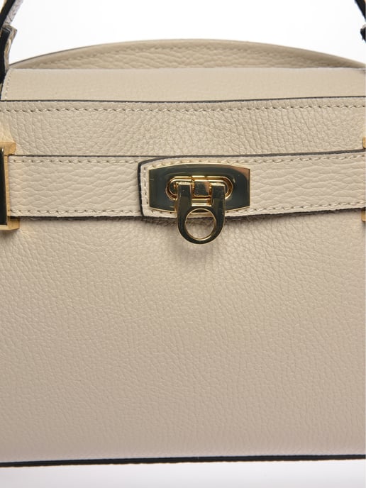 Isabella Rhea Beige Bolso de cuero - Image 3