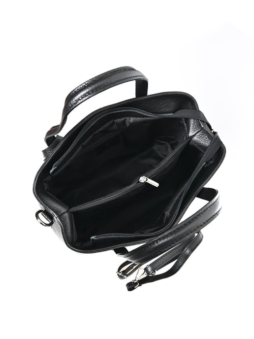 Anna Luchini Negro Bolso de cuero - Image 4