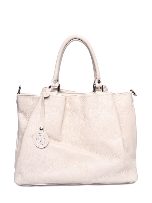 Luisa Vannini Beige Bolso de cuero - Image 1