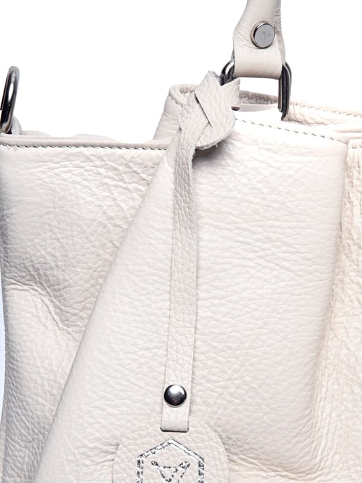 Luisa Vannini Beige Bolso de cuero - Image 3