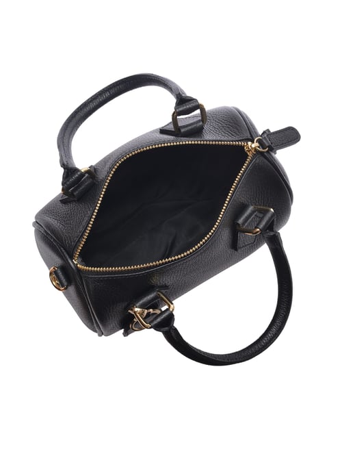 Luisa Vannini Negro Bolso de cuero - Image 4