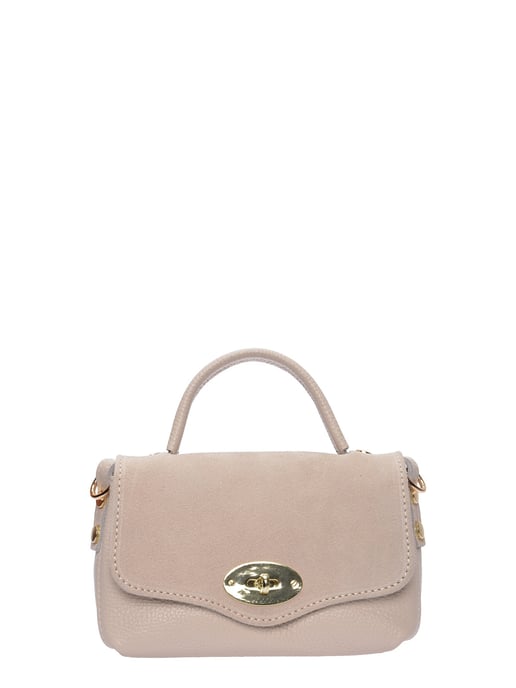 Roberta M Beige Bolso de cuero - Image 1