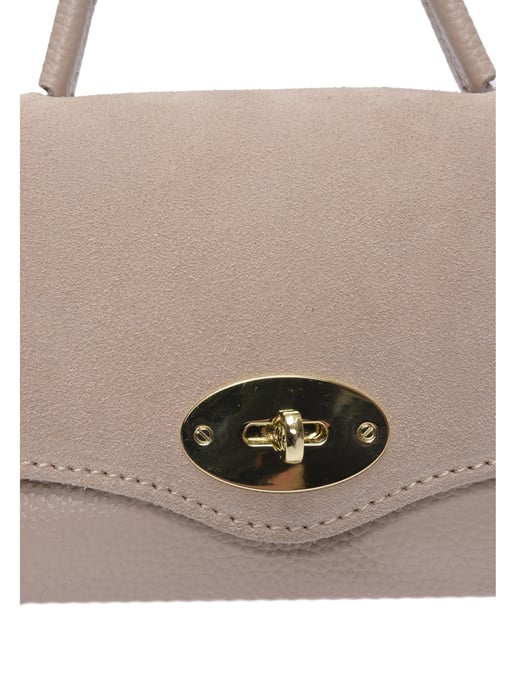 Roberta M Beige Bolso de cuero - Image 3