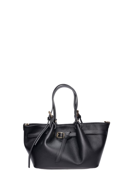 Luisa Vannini Negro Bolso de cuero - Image 1