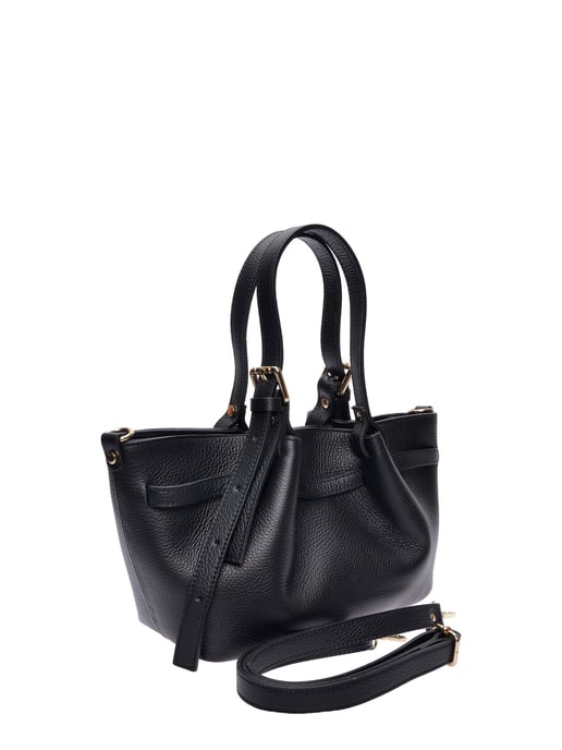 Luisa Vannini Negro Bolso de cuero - Image 2
