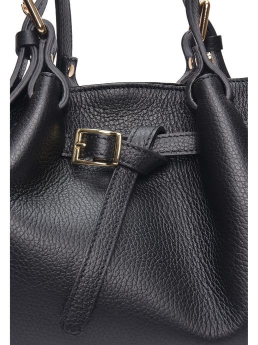 Luisa Vannini Negro Bolso de cuero - Image 3