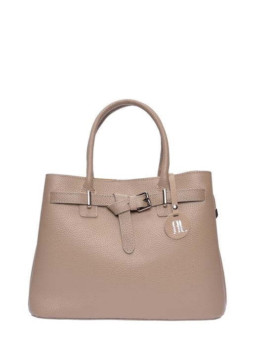 Anna Luchini Beige Bolso de cuero - Image 1