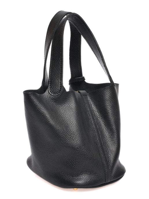 Anna Luchini Negro Bolso de cuero - Image 2