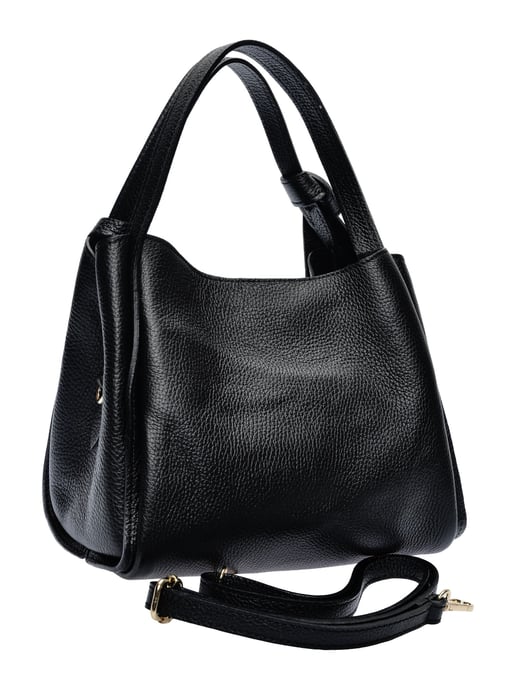 Anna Luchini Negro Bolso de cuero - Image 2
