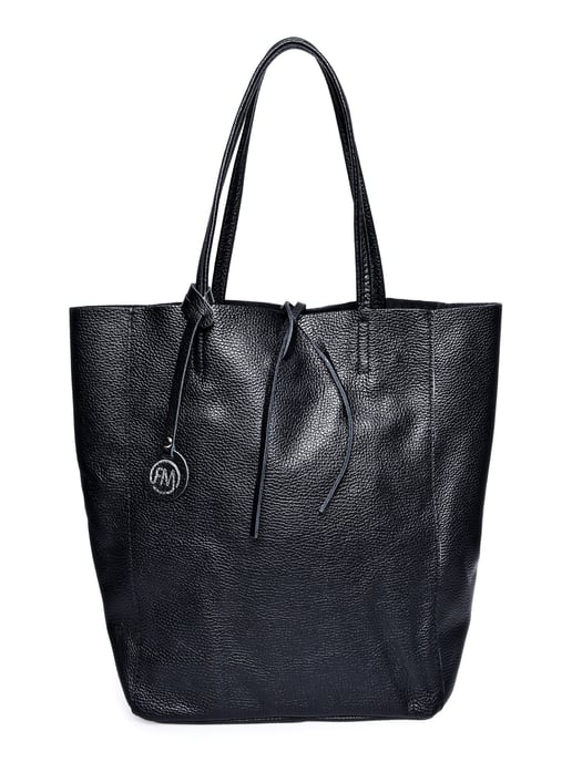 Roberta M Negro Bolso de cuero - Image 1