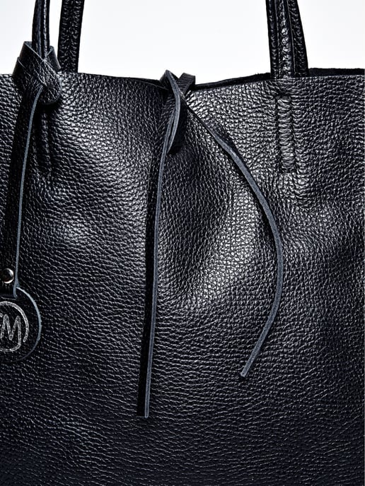 Roberta M Negro Bolso de cuero - Image 3