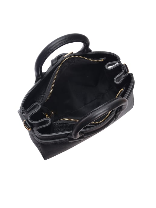Isabella Rhea Negro Bolso de cuero - Image 4