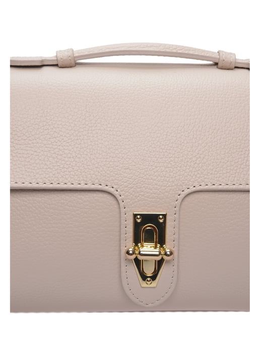 Roberta M Beige Bolso de cuero - Image 3