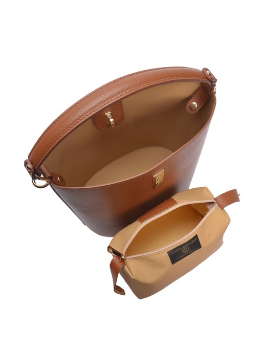 Luisa Vannini Brown Bolso de cuero - Image 4