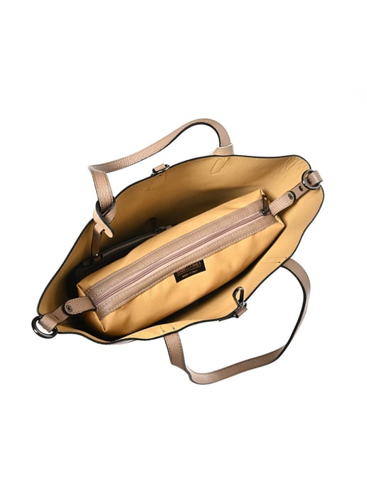 Isabella Rhea Beige Bolso de cuero - Image 4