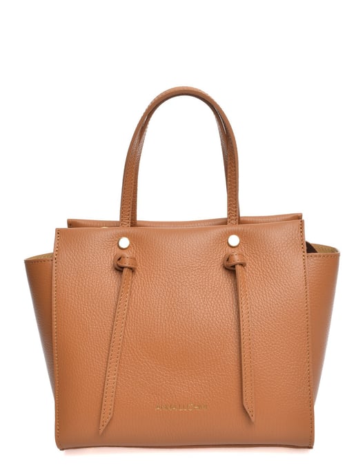 Anna Luchini Brown Bolso de cuero - Image 1