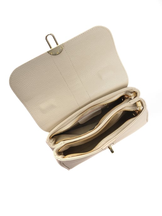 Roberta M Beige Bolso de cuero - Image 4