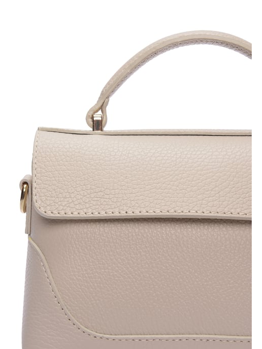 Luisa Vannini Beige Bolso de cuero - Image 3