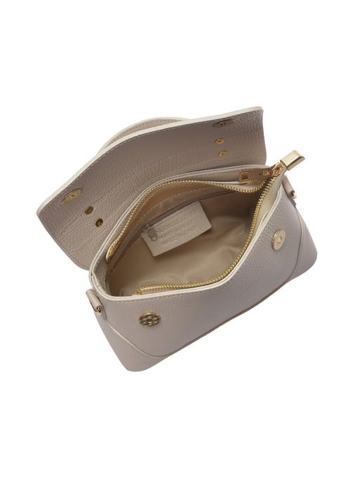 Luisa Vannini Beige Bolso de cuero - Image 4
