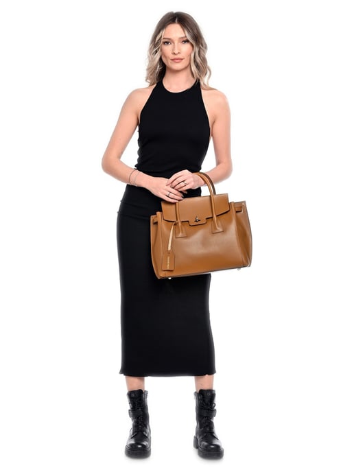 Luisa Vannini Brown Bolso de cuero - Image 5