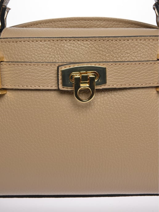 Isabella Rhea Beige Bolso de cuero - Image 3