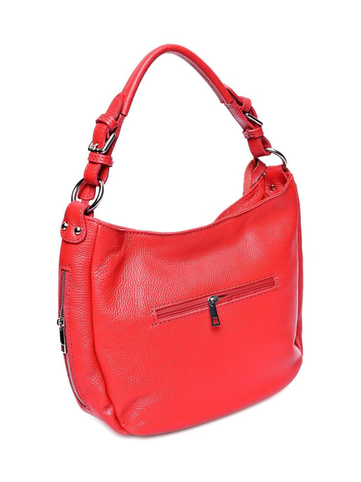 Anna Luchini Rojo Bolso de cuero - Image 2