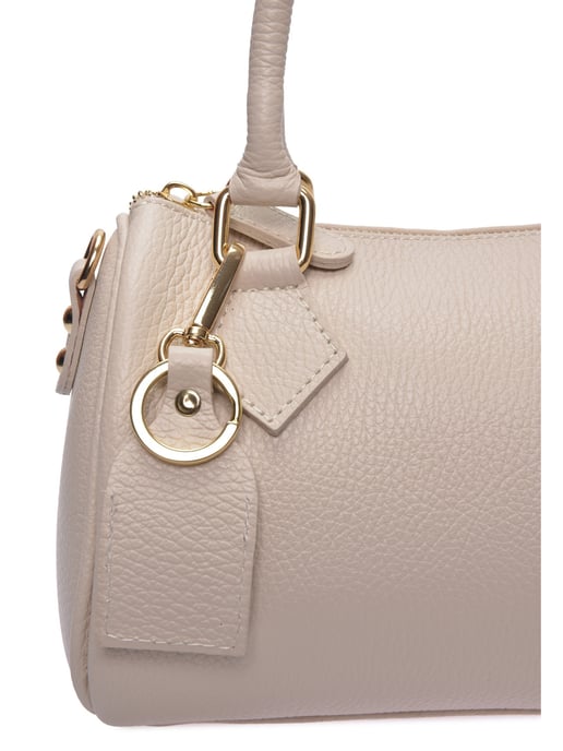 Luisa Vannini Beige Bolso de cuero - Image 3