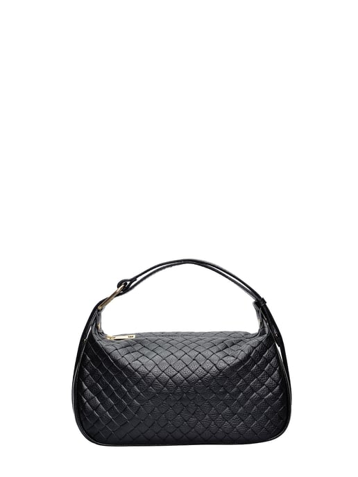 Anna Luchini Negro Bolso de cuero - Image 1