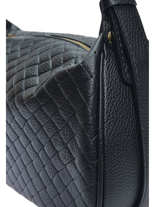 Anna Luchini Negro Bolso de cuero - Image 3