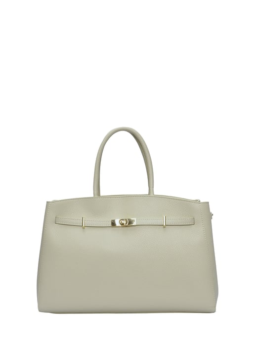 Anna Luchini Beige Bolso de cuero - Image 1